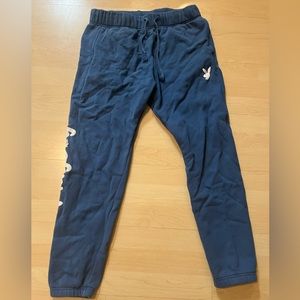 blue playboy sweats